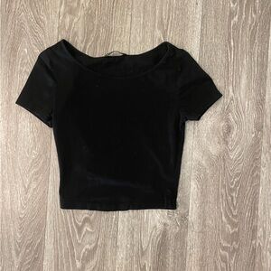Black Crop Top